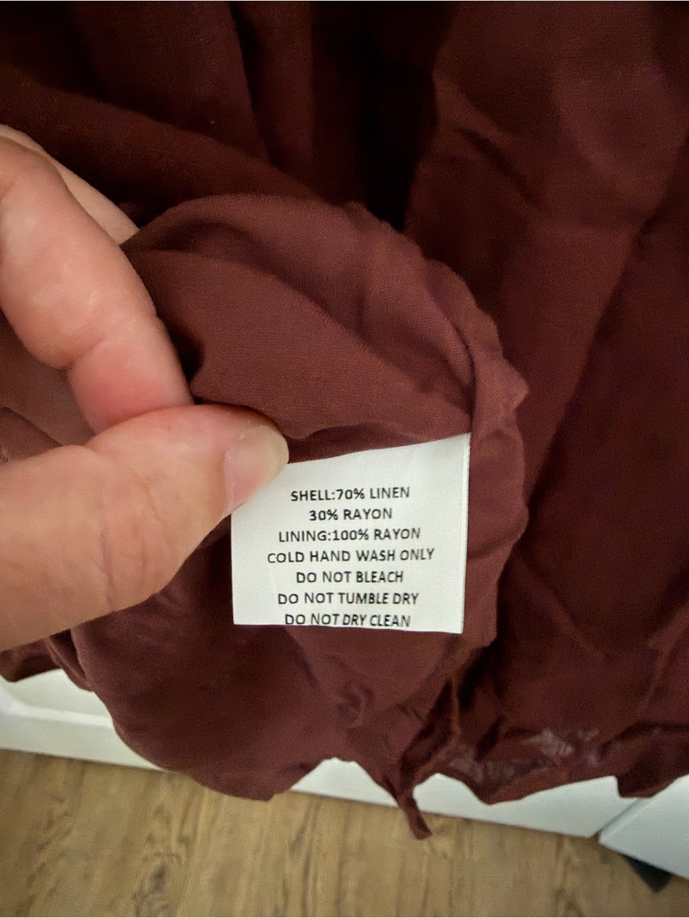 PETAL + PUP kayt strapless dress brown size S NWT - Picture 10 of 10